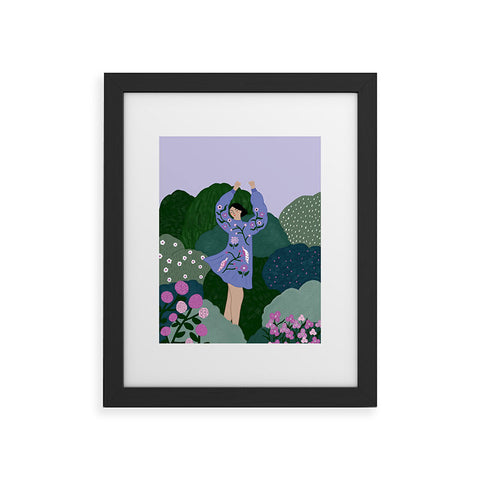 constanzaillustrates Floral Dreams I Framed Art Print