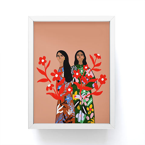 constanzaillustrates Growth I Framed Mini Art Print