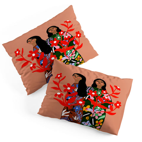 constanzaillustrates Growth I Pillow Shams