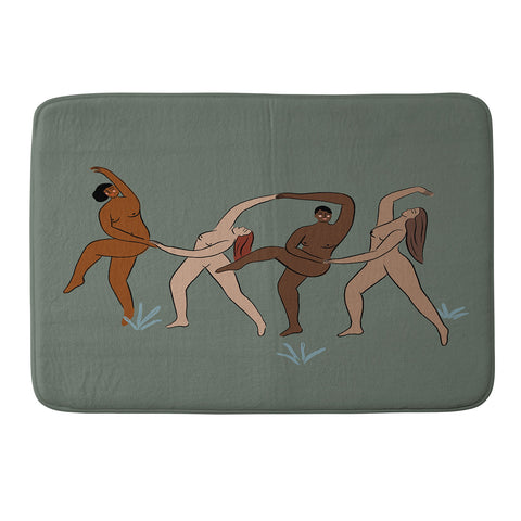 constanzaillustrates The Dance Memory Foam Bath Mat