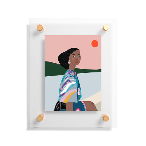 constanzaillustrates The Sunset Floating Acrylic Print