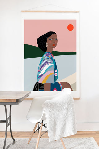 constanzaillustrates The Sunset Art Print And Hanger