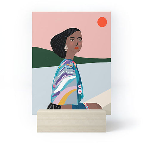 constanzaillustrates The Sunset Mini Art Print