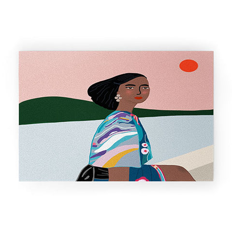 constanzaillustrates The Sunset Welcome Mat