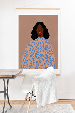 constanzaillustrates The Sweater Art Print And Hanger