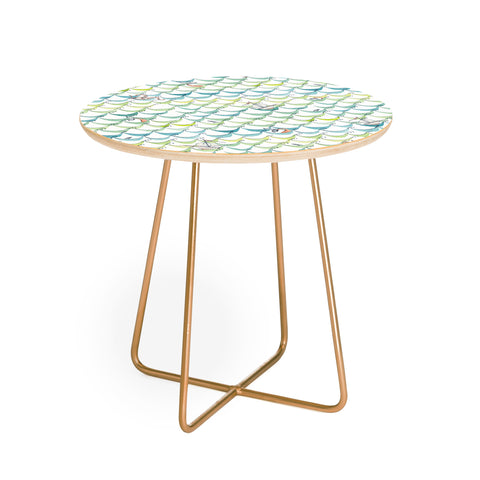 Cori Dantini A Day on the Ocean Round Side Table