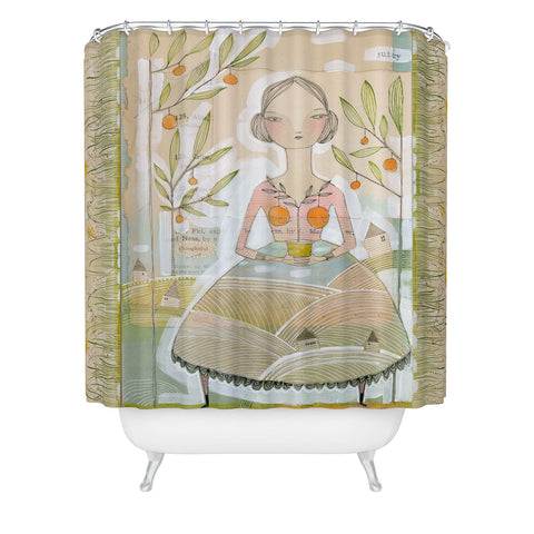 Cori Dantini Always Thoughtful Shower Curtain