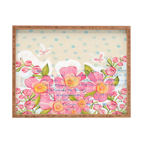 Cori Dantini And Then Spring Sprang Rectangular Tray