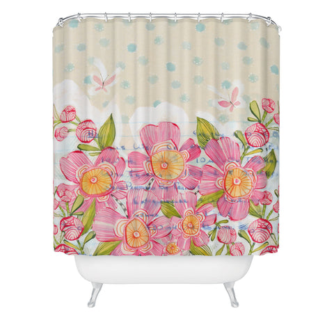 Cori Dantini And Then Spring Sprang Shower Curtain