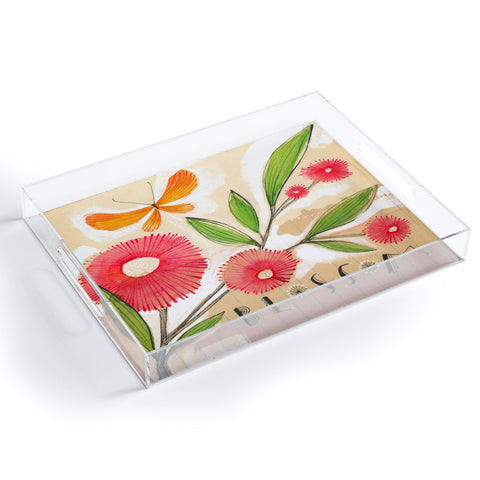 Cori Dantini Blossom 1 Acrylic Tray