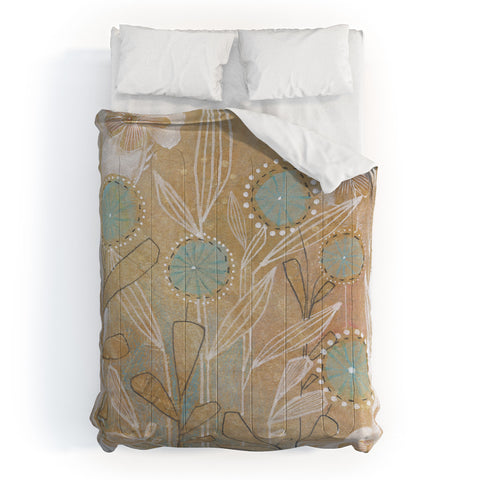 Cori Dantini Blue Floral Comforter