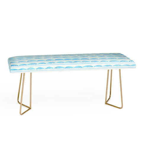 Cori Dantini Blue Scallops Bench