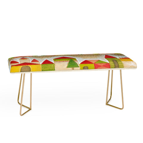 Cori Dantini Christmas Village Bench