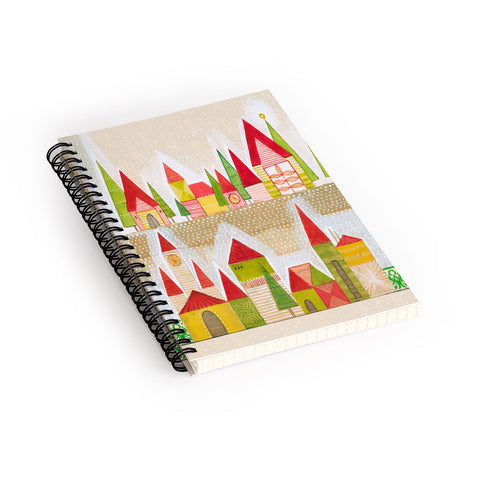 Cori Dantini Christmas Village Spiral Notebook