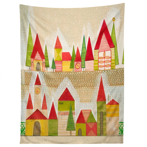 Cori Dantini Christmas Village Tapestry