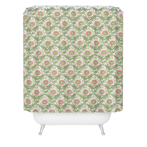 Cori Dantini fancy floral Shower Curtain