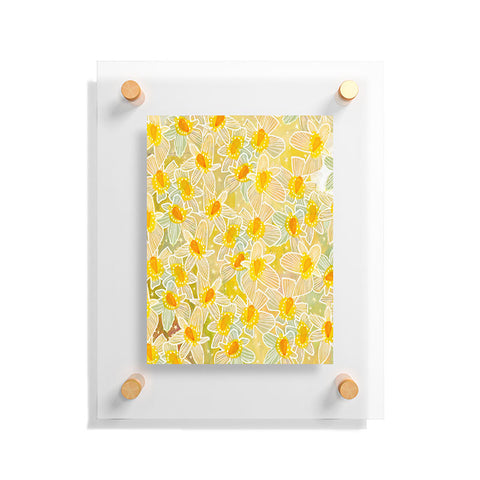 Cori Dantini Flower Galaxy Floating Acrylic Print