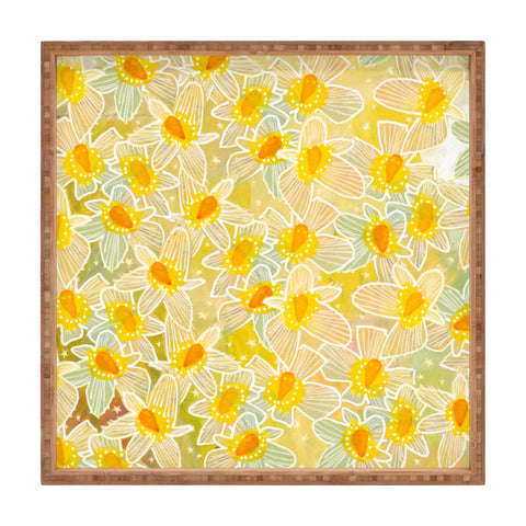 Cori Dantini Flower Galaxy Square Tray