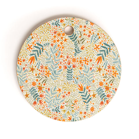Cori Dantini garden of delights Cutting Board Round