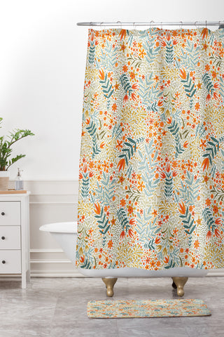 Cori Dantini garden of delights Shower Curtain And Mat