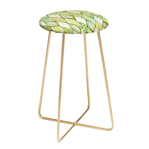 Cori Dantini Green Counter Stool
