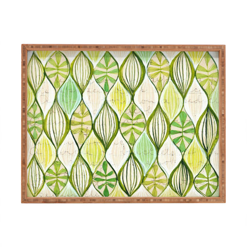 Cori Dantini Green Rectangular Tray