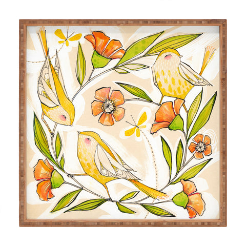 Cori Dantini Happy Family Single Square Tray