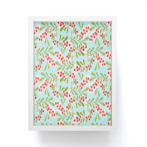 Cori Dantini Holiday Berries Framed Mini Art Print