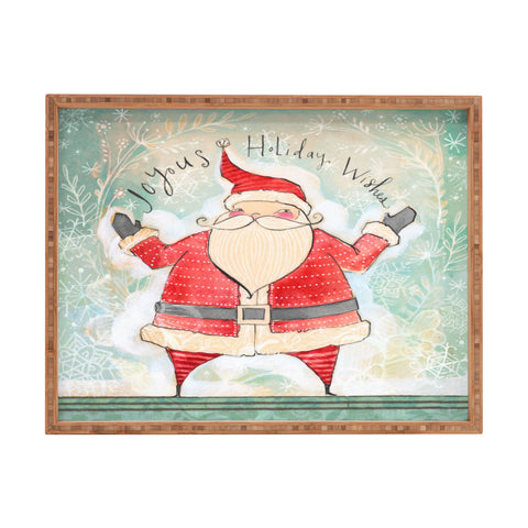 Cori Dantini Joyous Holiday Wishes Rectangular Tray