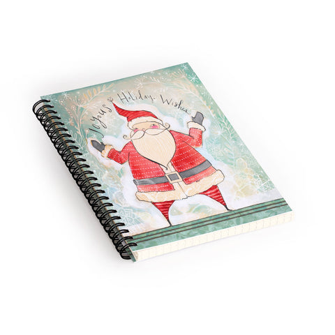 Cori Dantini Joyous Holiday Wishes Spiral Notebook