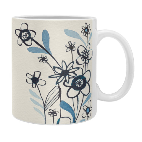 Cori Dantini modern delft floral Coffee Mug