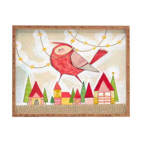 Cori Dantini New Bird In Town Rectangular Tray