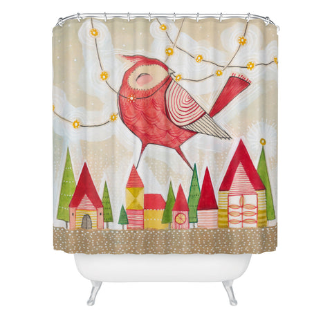 Cori Dantini New Bird In Town Shower Curtain