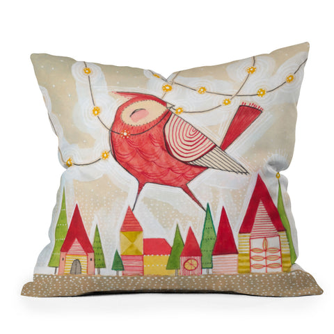 Cori Dantini New Bird In Town Throw Pillow