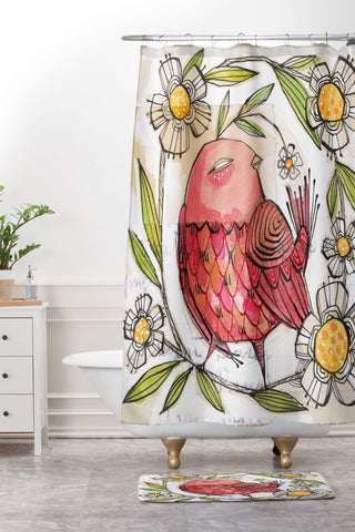 Cori Dantini Not A Turkey Shower Curtain And Mat