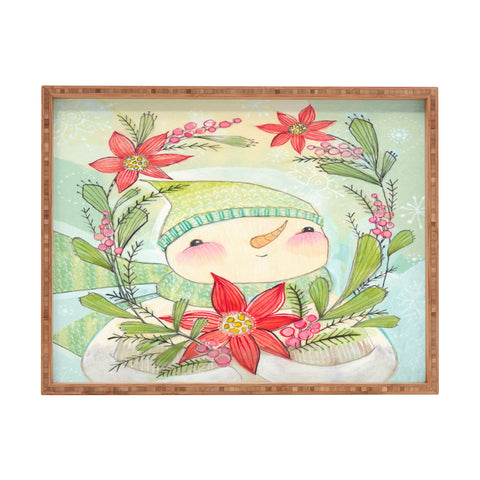Cori Dantini Snow Guy Rectangular Tray