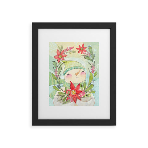 Cori Dantini Snow Guy Framed Art Print