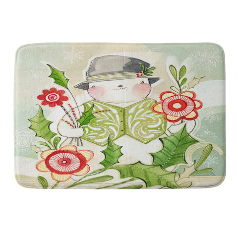 Cori Dantini snowguy Memory Foam Bath Mat