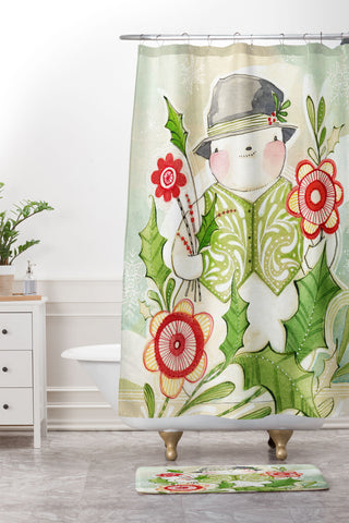 Cori Dantini snowguy Shower Curtain And Mat
