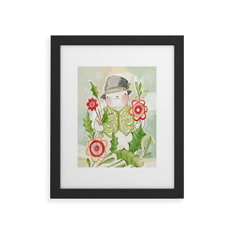 Cori Dantini snowguy Framed Art Print