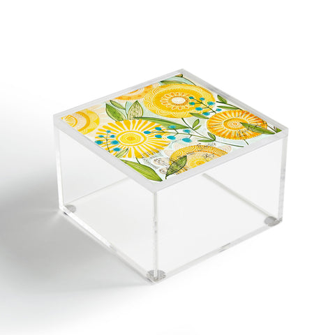 Cori Dantini Sun Burst Flowers Acrylic Box