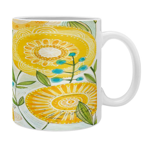 Cori Dantini Sun Burst Flowers Coffee Mug