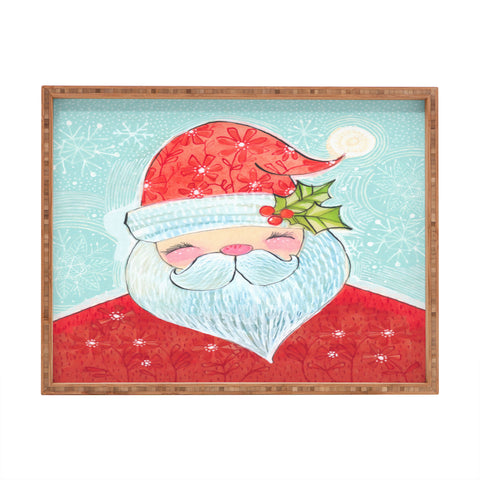 Cori Dantini Sweet Santa Rectangular Tray