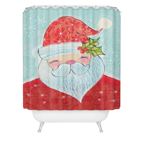 Cori Dantini Sweet Santa Shower Curtain