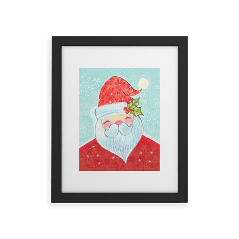 Cori Dantini Sweet Santa Framed Art Print