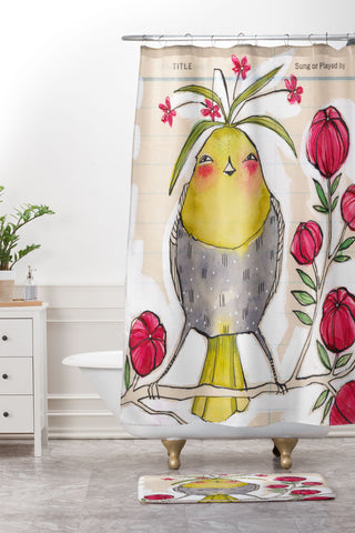 Cori Dantini Sweetness And Light Shower Curtain And Mat