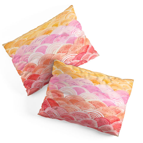 Cori Dantini Warm Spectrum Rainbow Pillow Shams