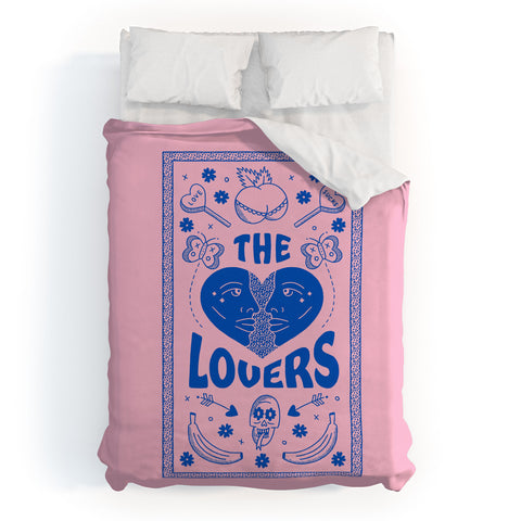 Cowgirl UFO The Lovers Duvet Cover