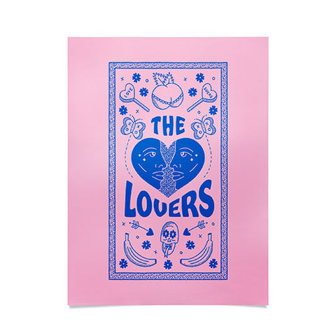 Cowgirl UFO The Lovers Poster
