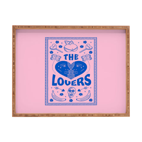 Cowgirl UFO The Lovers Rectangular Tray